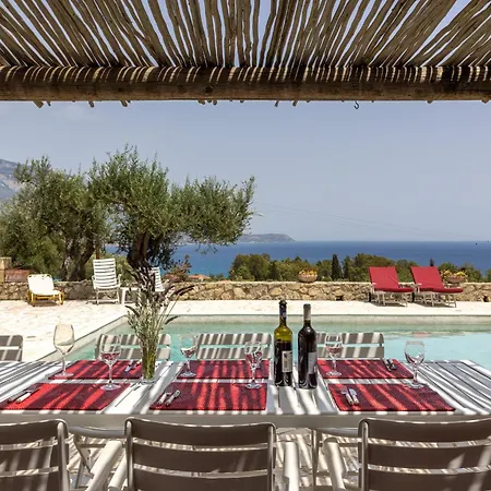 Villa Minos - 4-bedroom Luxury With Pool In Spartia, Kefalonia